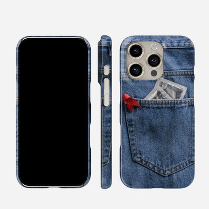 Denim Print iPhone case D0010
