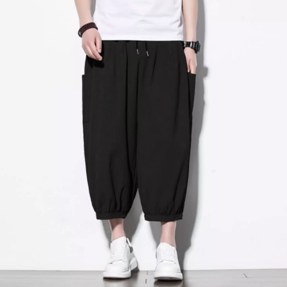 Cropped loose pants HL2566