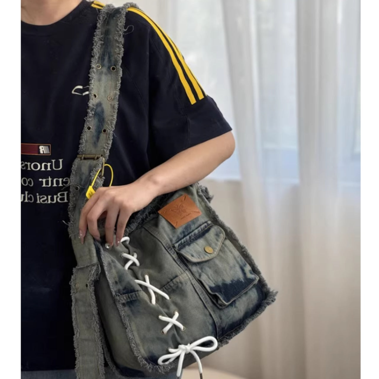 Messenger Denim Bag D0029