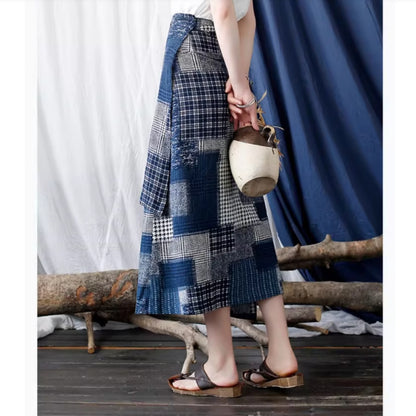 Denim Wrap Skirt D0020