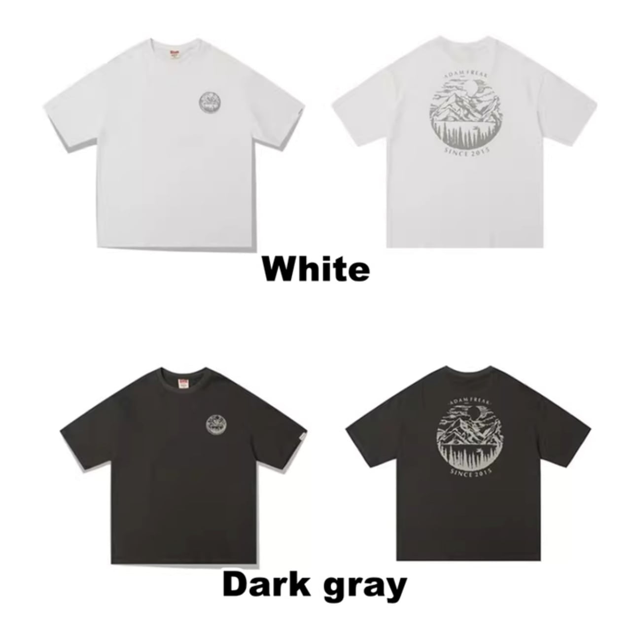 Back print T-shirt HL2538