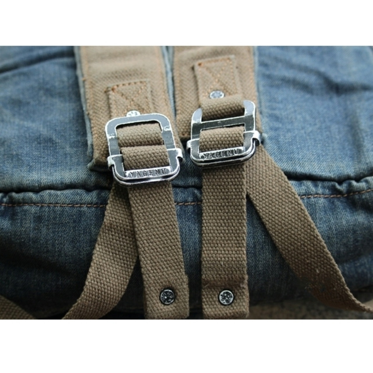 Retro Denim Backpack D0024