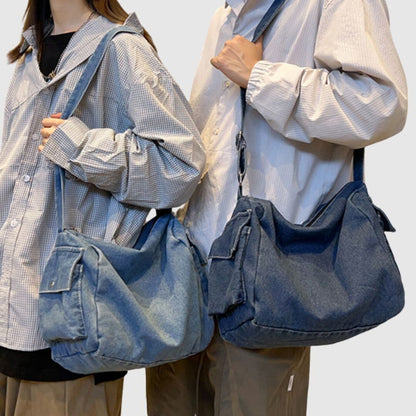 Denim messenger bag HL2614