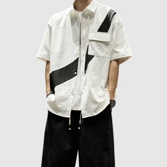 Bicolor short sleeve shirt HL2479