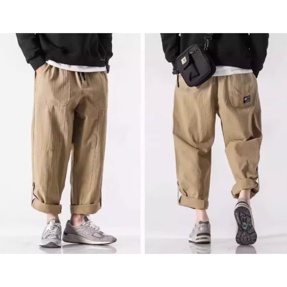 Cropped straight pants HL2573　