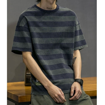 Wide border T-shirt HL2577