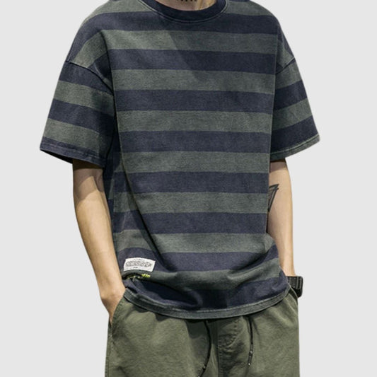 Wide border T-shirt HL2577