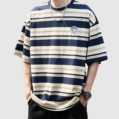 Mixed border T-shirt HL2579