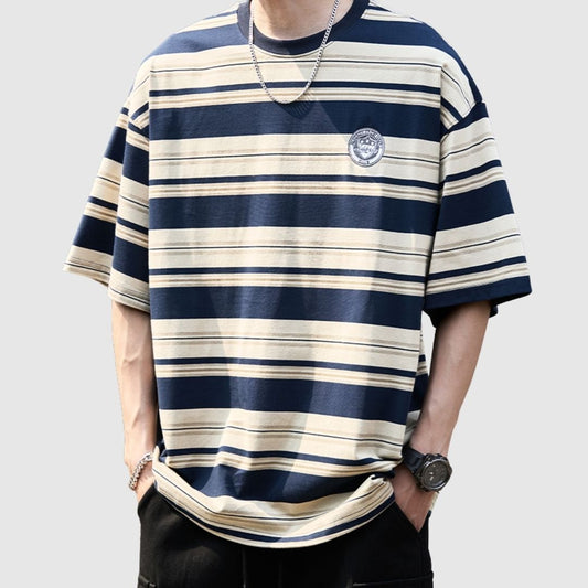 Mixed border T-shirt HL2579