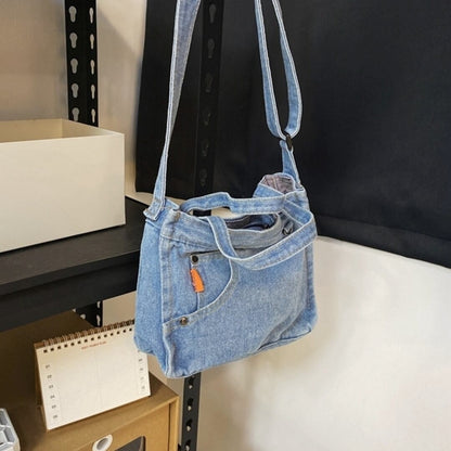 Denim shoulder bag D0039