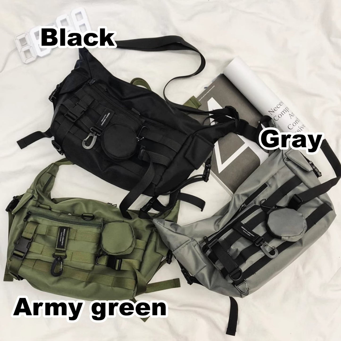 Multifunctional messenger shoulder bag HL2525