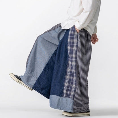 Loose Wide Denim Pants D0022