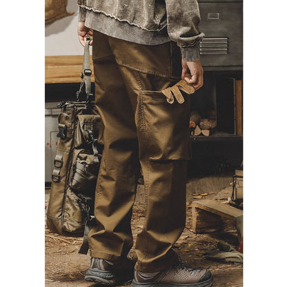 Multi-pocket casual pants HL1882