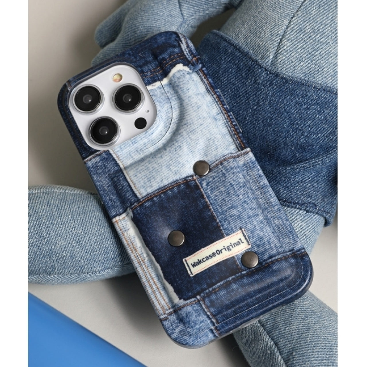 Patchwork Denim Pattern iPhone case D0012