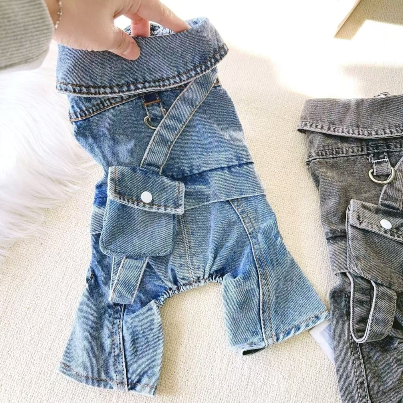 Washed Denim Dogwear D0028