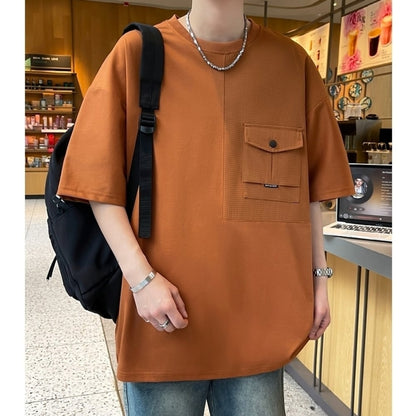 Flap pocket T-shirt HL2563