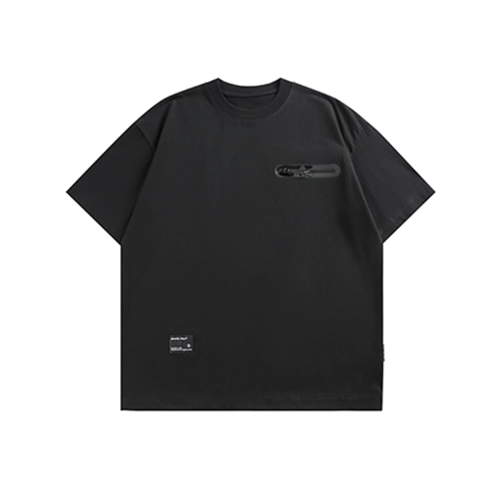 Zipper pocket design T-shirt HL2564