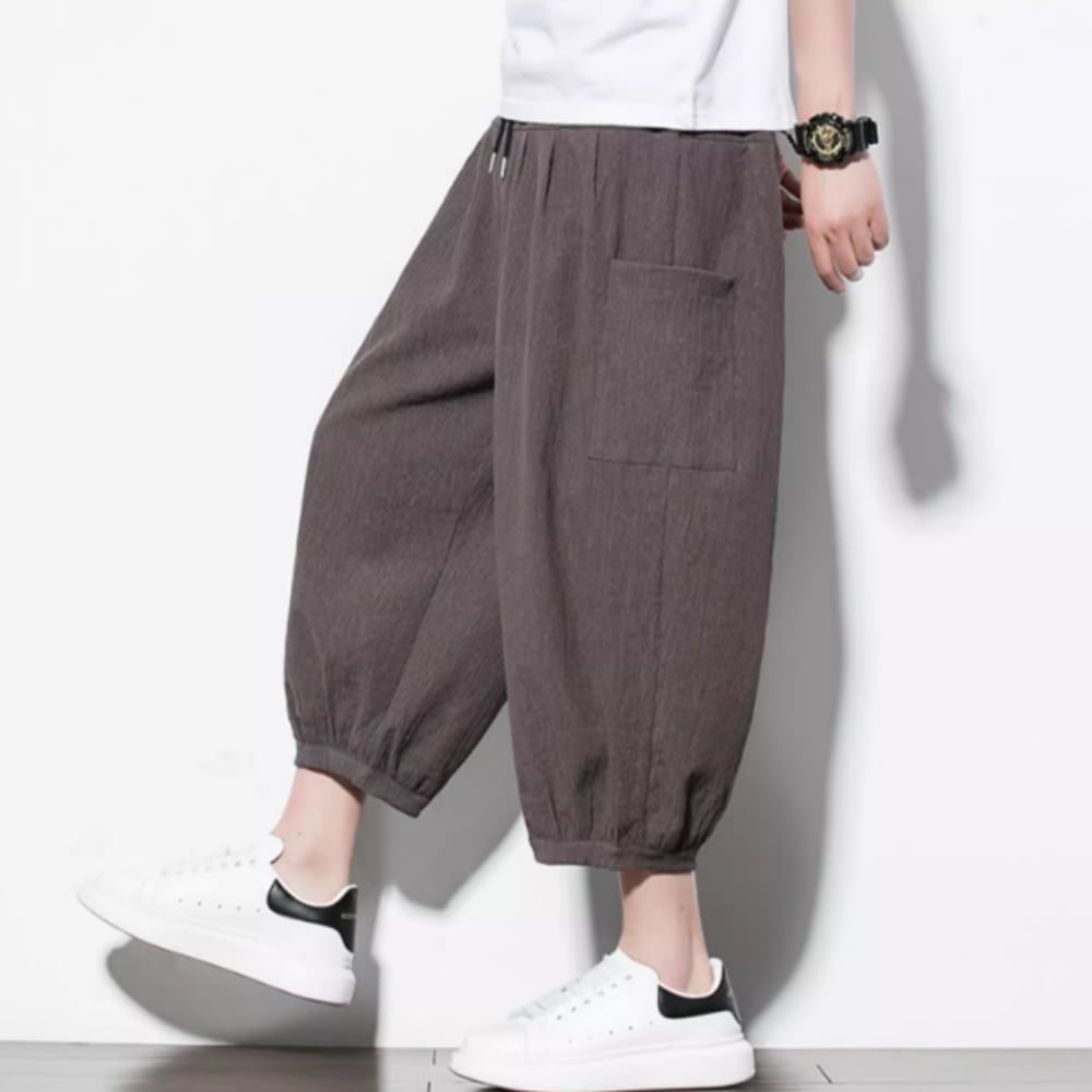 Cropped loose pants HL2566