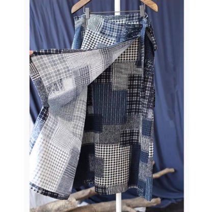 Denim Wrap Skirt D0020