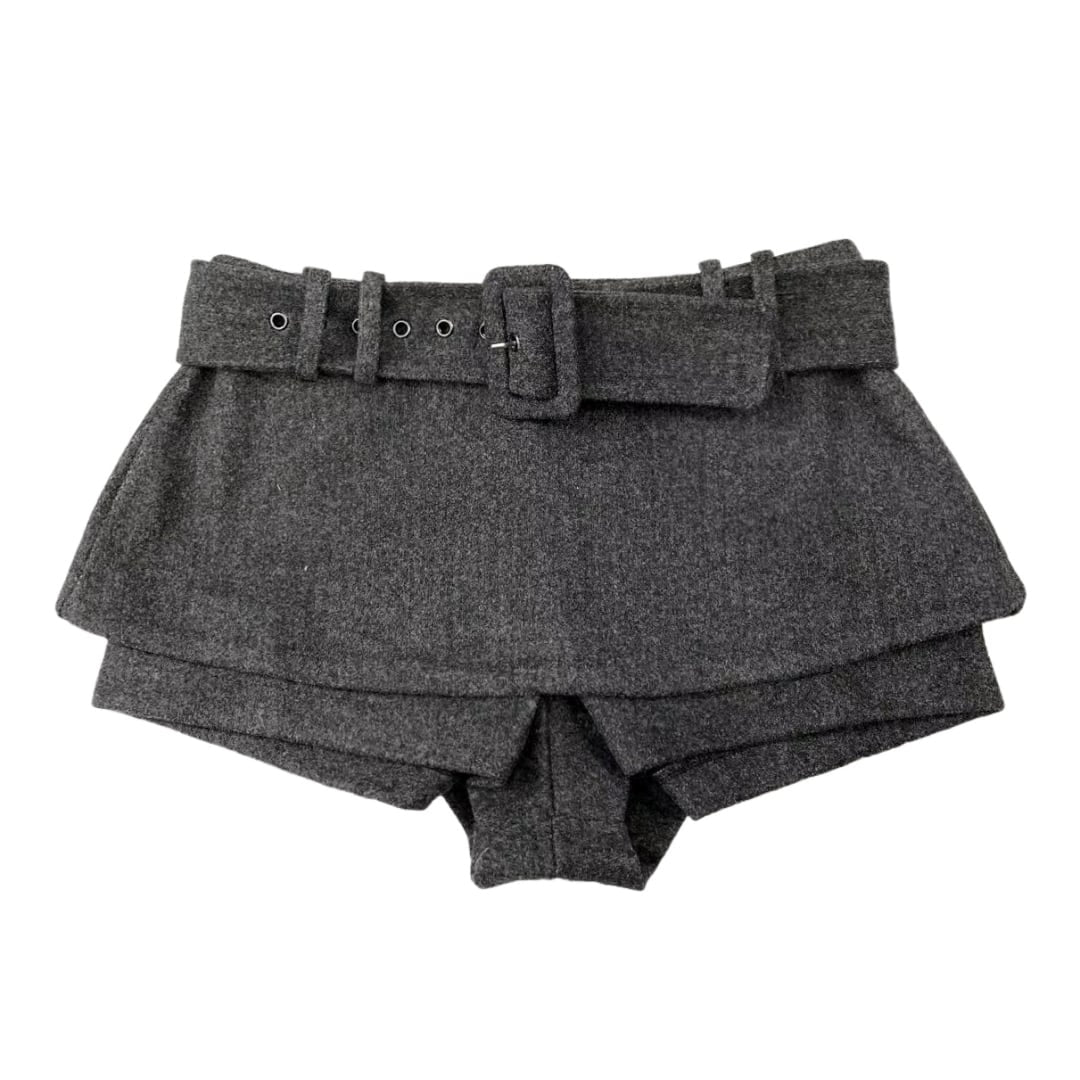 Belted shorts E7014