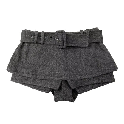 Belted shorts E7014