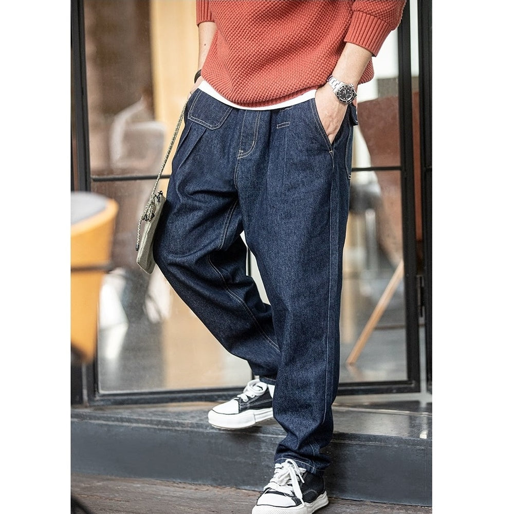 Loose straight denim jeans HL2442