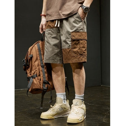 Contrast color work shorts HL2561