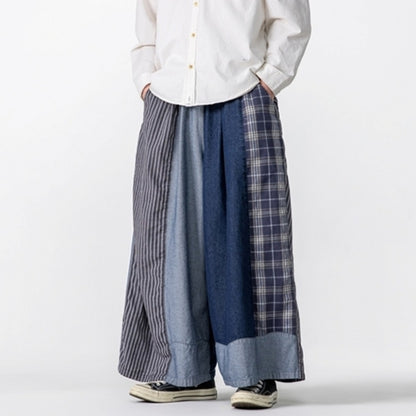 Loose Wide Denim Pants D0022