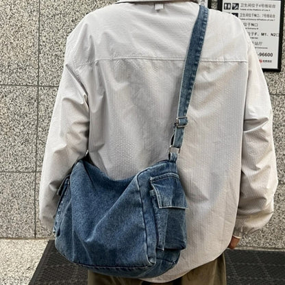 Denim messenger bag HL2614