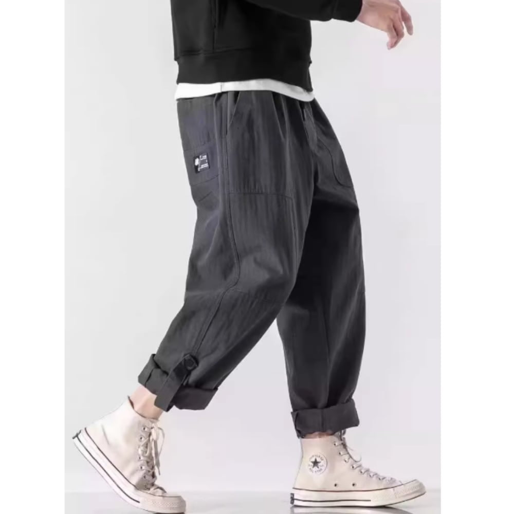 Cropped straight pants HL2573　