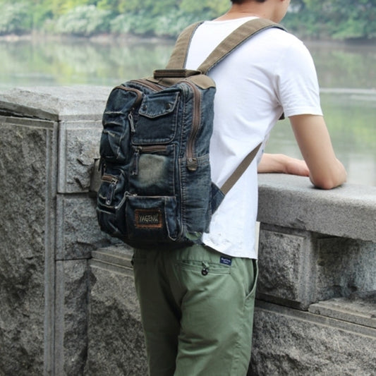 Retro Denim Backpack D0024