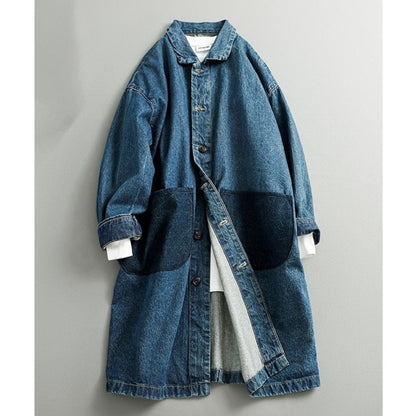 Denim Midi Coat D0059