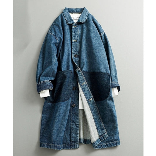 Denim Midi Coat D0059