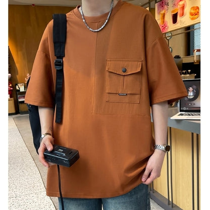 Flap pocket T-shirt HL2563