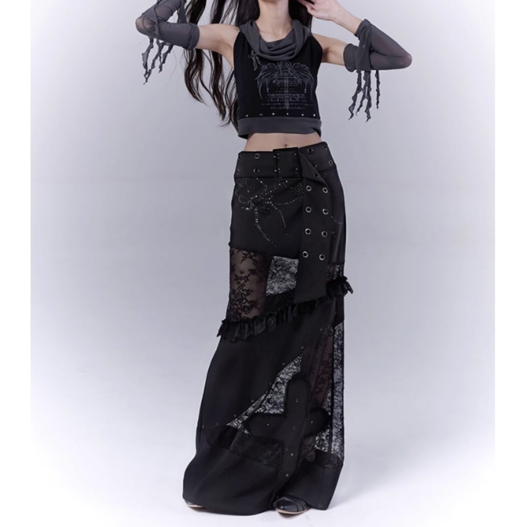 Sleeveless tops with arm warmers E7032