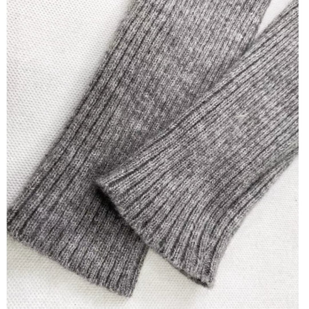 Irregular hem knit tops E7009