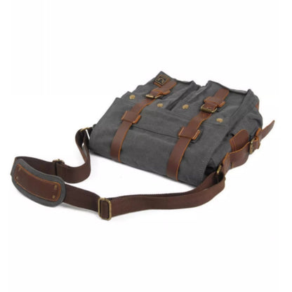 Retro canvas shoulder bag HL2611