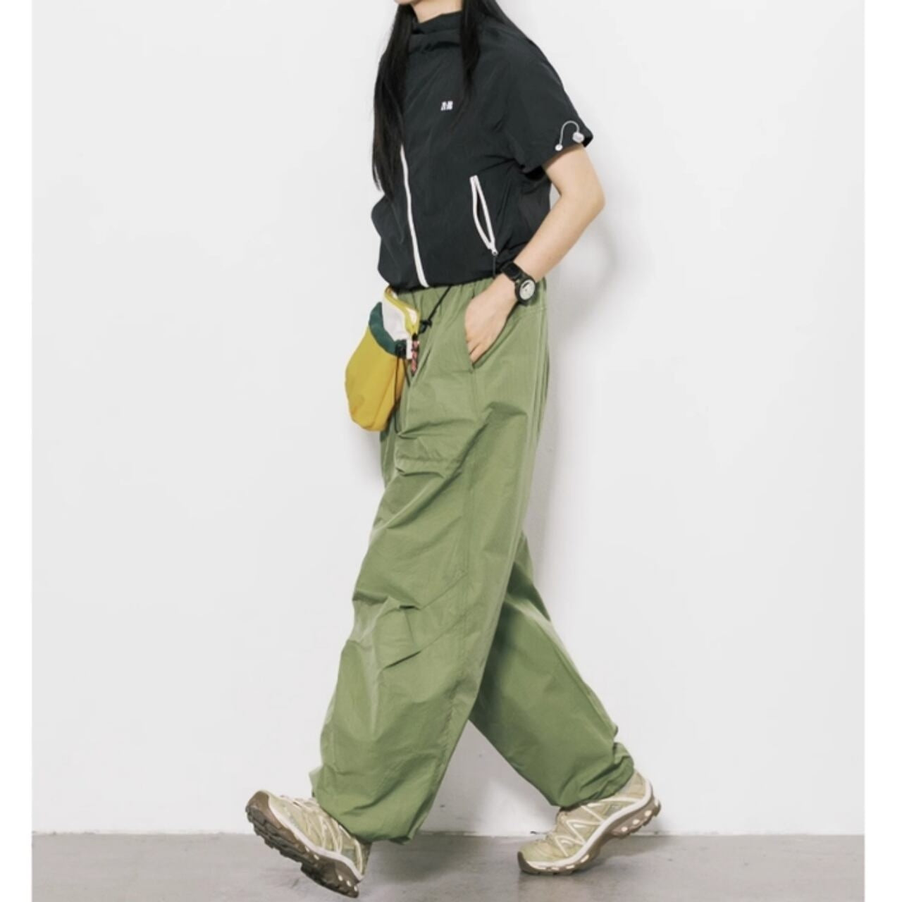 Short sleeve anorak jacket HL2531