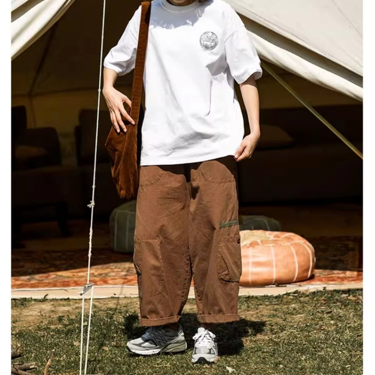 Back print T-shirt HL2538