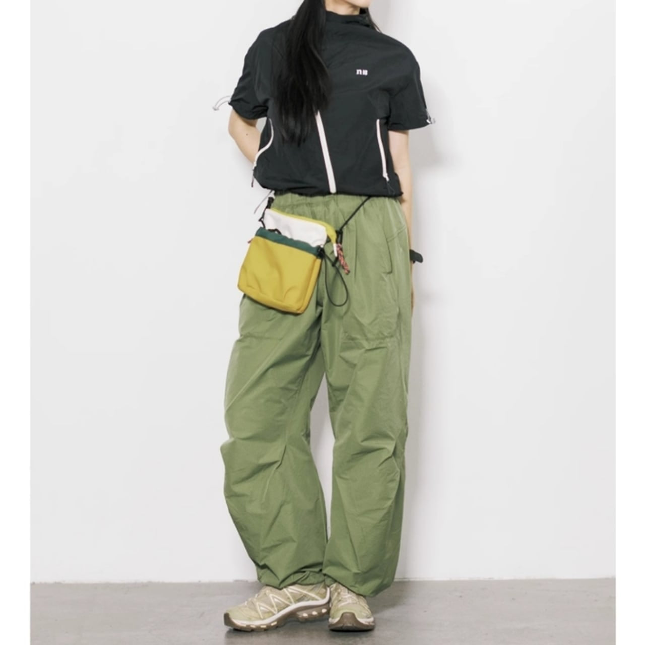 Short sleeve anorak jacket HL2531