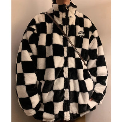 Block check reversible jacket HL1918