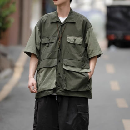 Multi-pocket work shirt HL2026