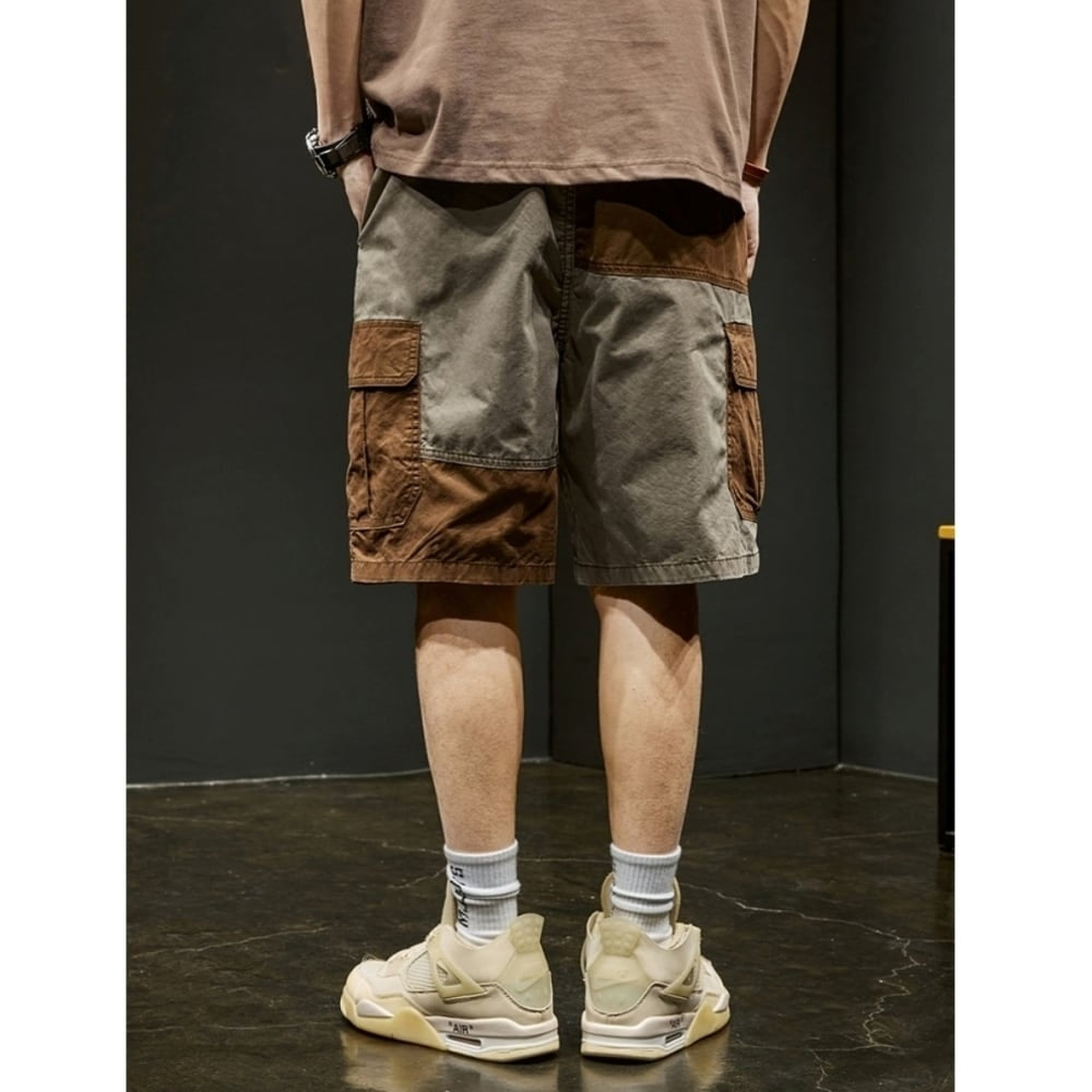 Contrast color work shorts HL2561