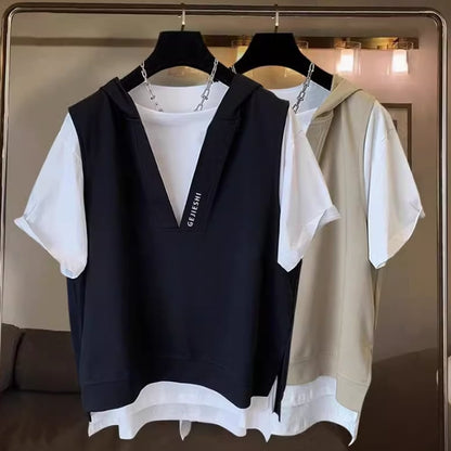 Fake Layered Hoodie HL2476