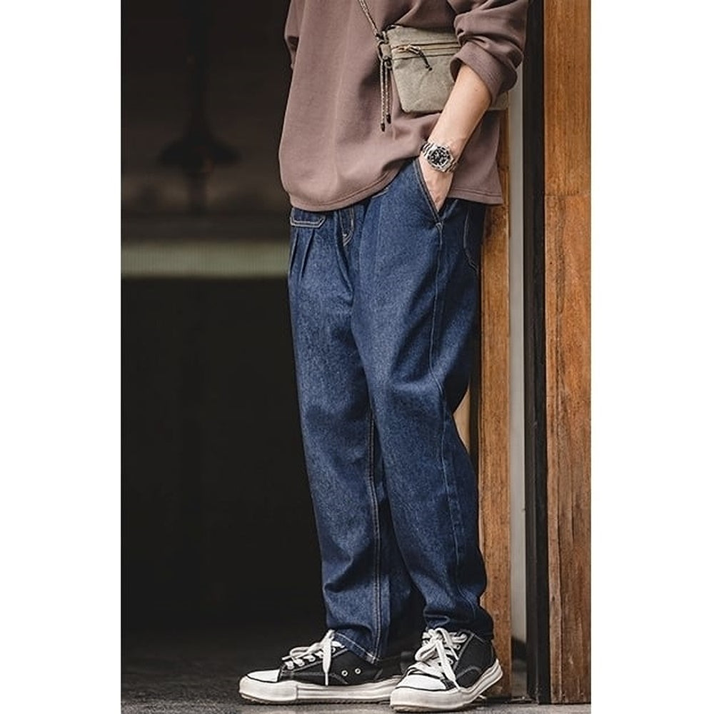 Loose straight denim jeans HL2442