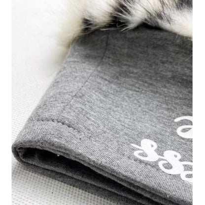 Leopard fur mini skirt E7051