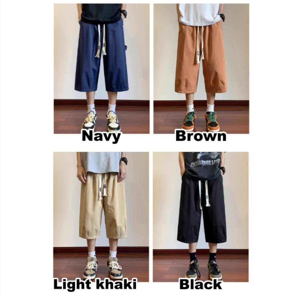 Cropped relaxed pants HL2565