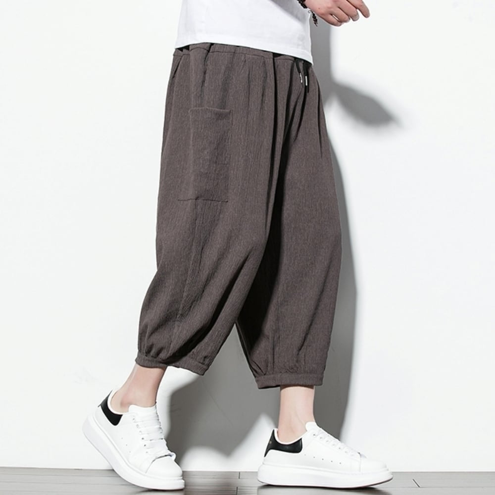 Cropped loose pants HL2566
