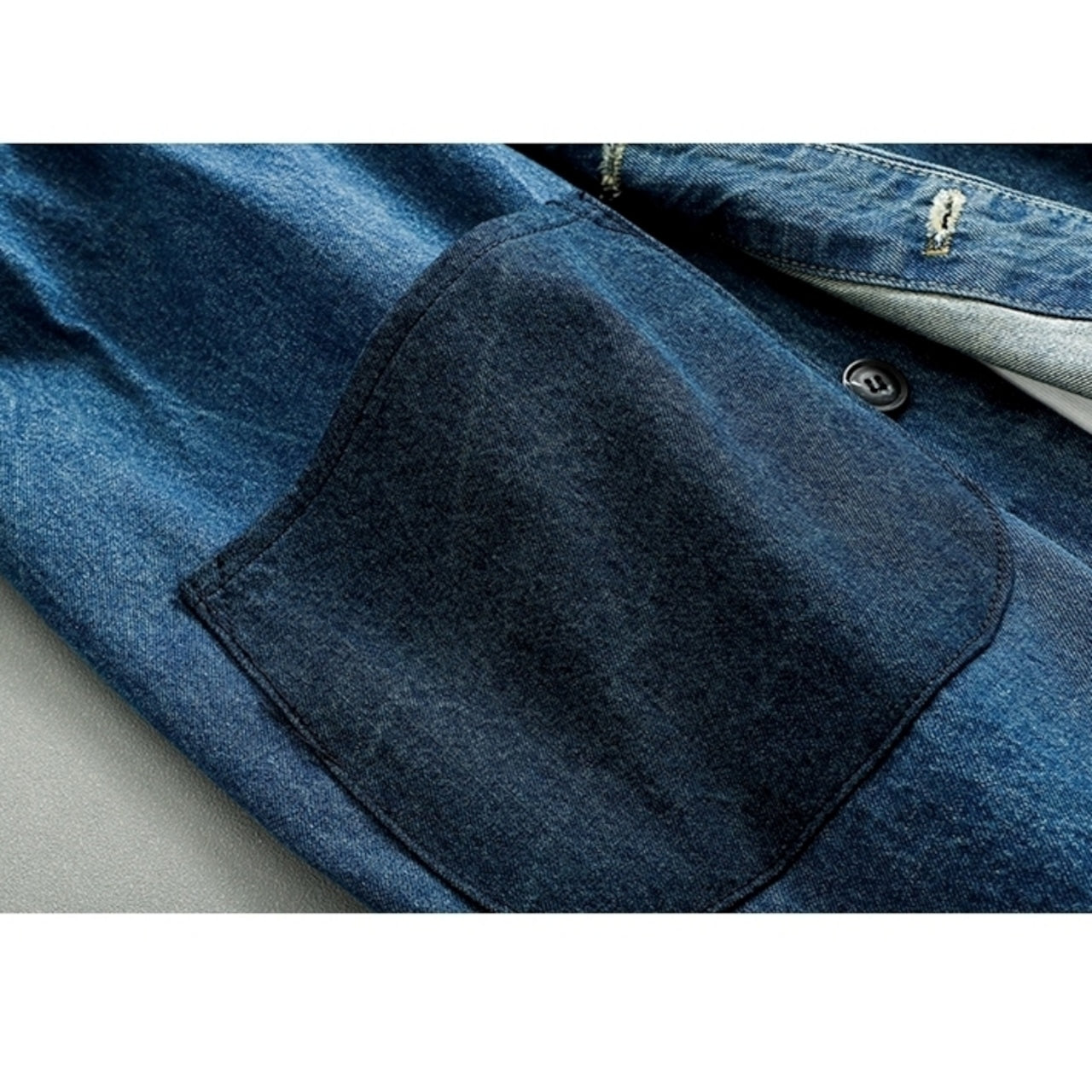 Denim Midi Coat D0059