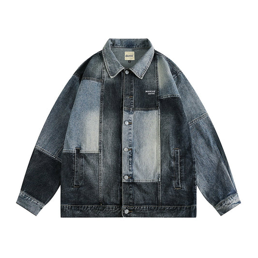 Patchwork denim jacket HL1793